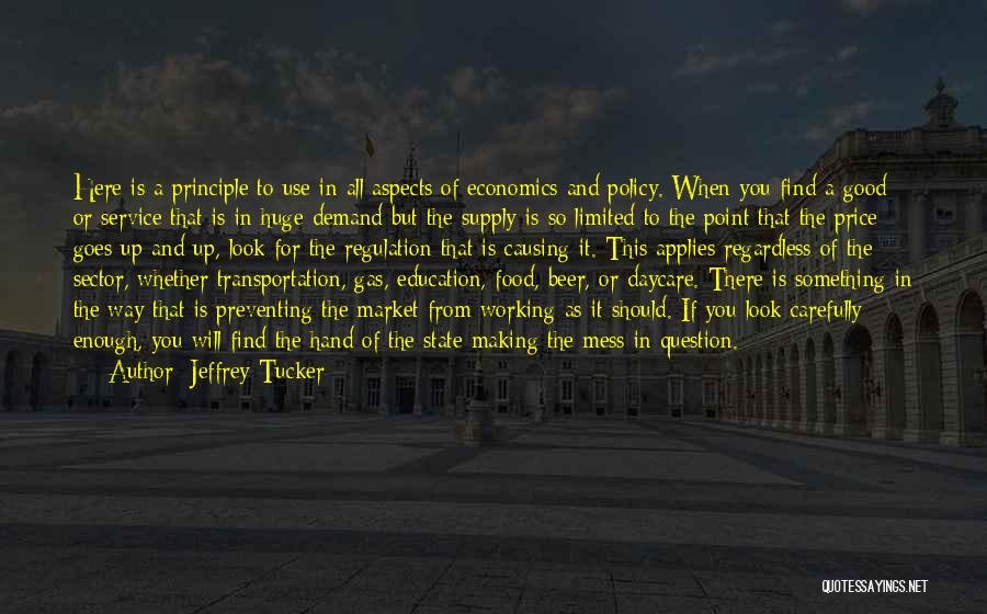 Market Regulation Quotes By Jeffrey Tucker