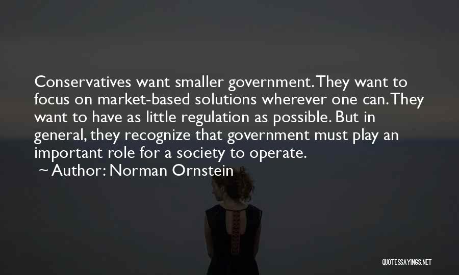 Market Regulation Quotes By Norman Ornstein