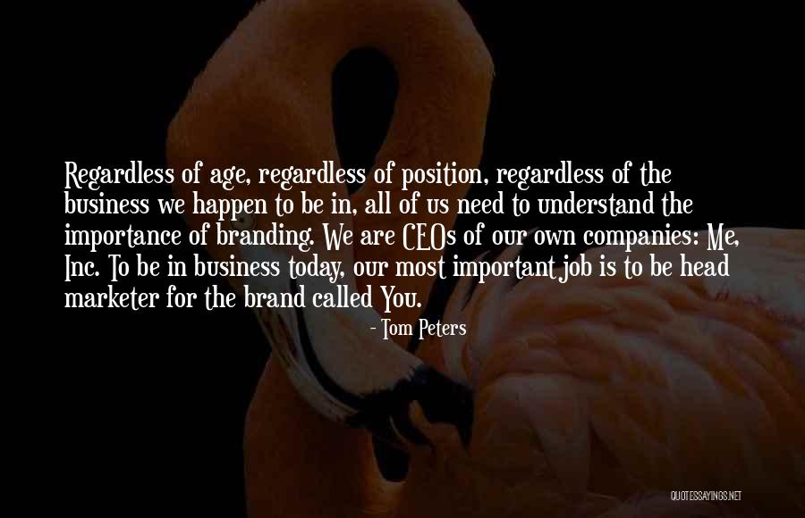 Marketer Job Quotes By Tom Peters Marketer Job Quotes By Tom Peters