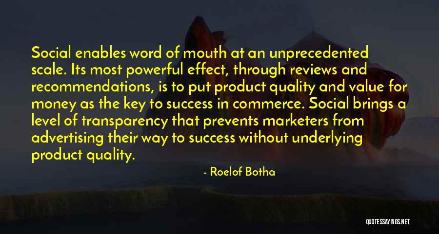 Marketers Quotes By Roelof Botha