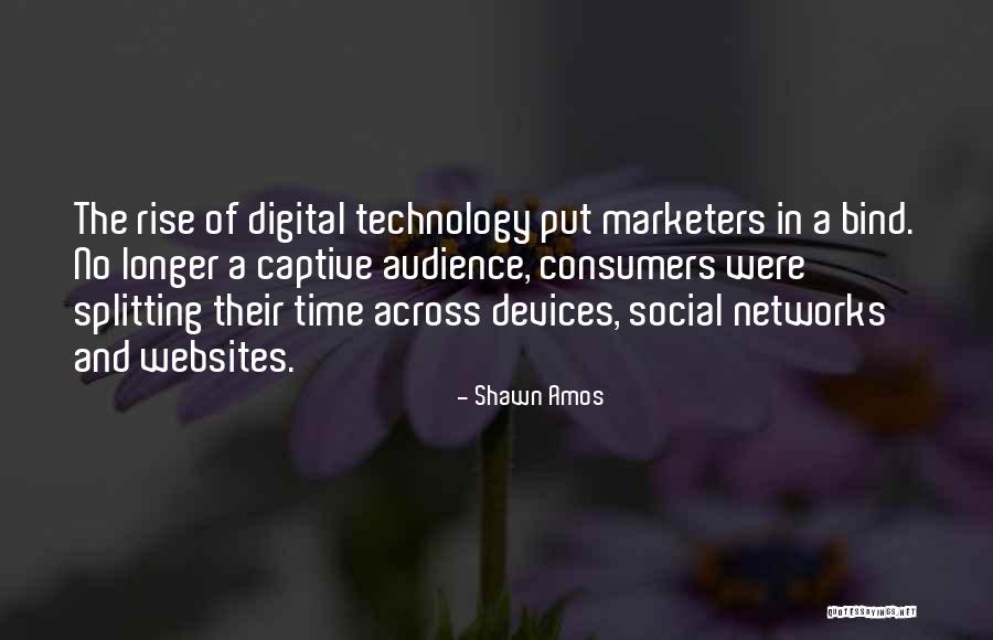 Marketers Quotes By Shawn Amos