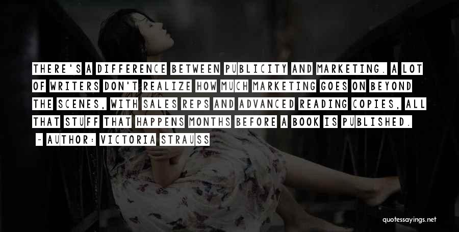 Marketing And Sales Quotes By Victoria Strauss
