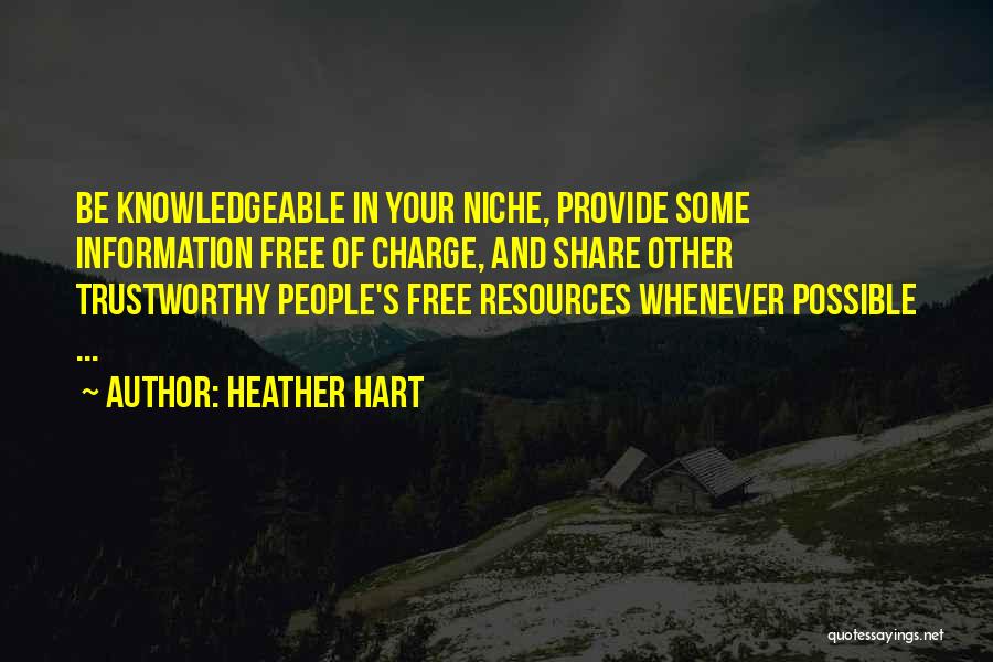 Marketing Quotes By Heather Hart