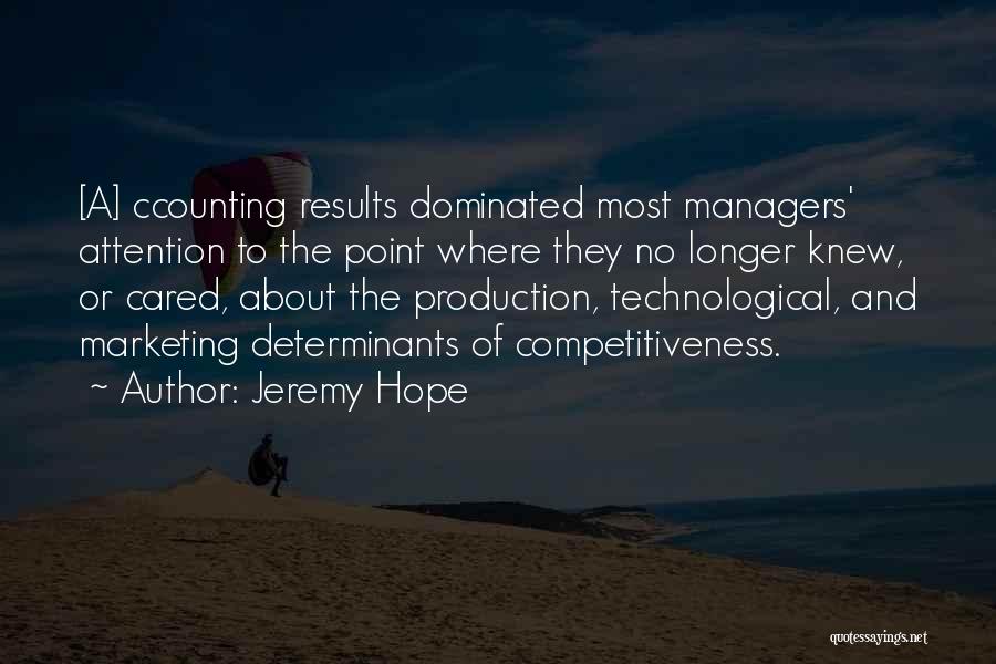 Marketing Quotes By Jeremy Hope
