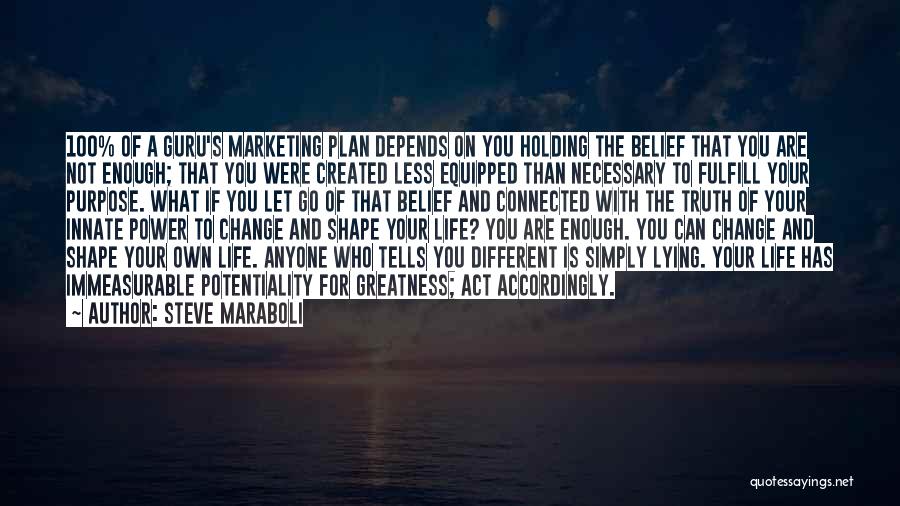 Marketing Quotes By Steve Maraboli