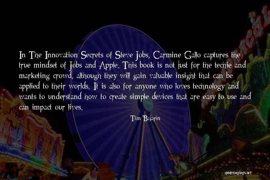 Marketing Steve Jobs Quotes By Tim Bajarin