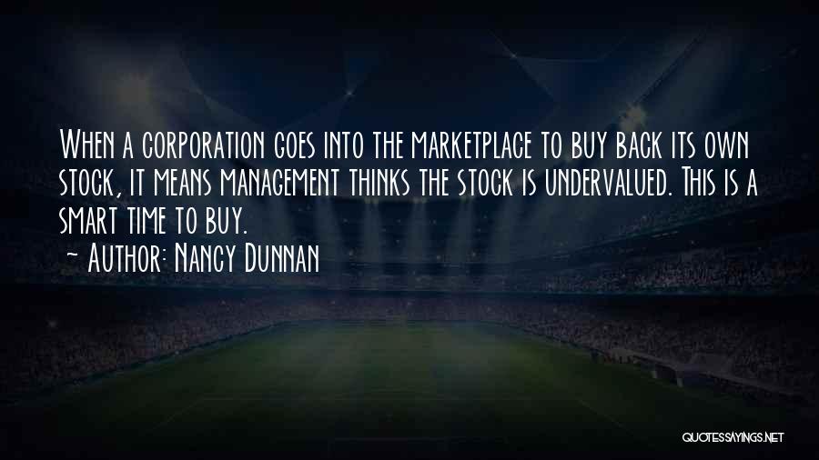 Marketplace Quotes By Nancy Dunnan