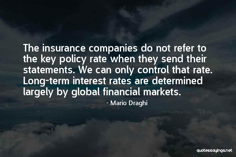 Markets Insurance Quotes By Mario Draghi