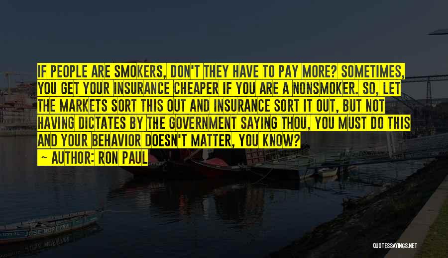 Markets Insurance Quotes By Ron Paul