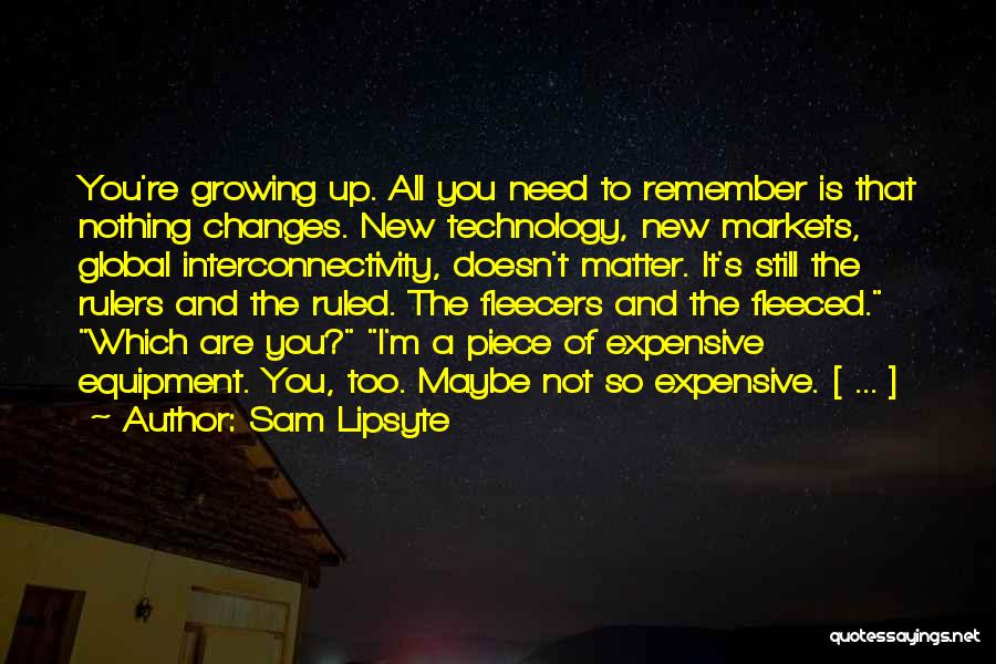 Markets Quotes By Sam Lipsyte