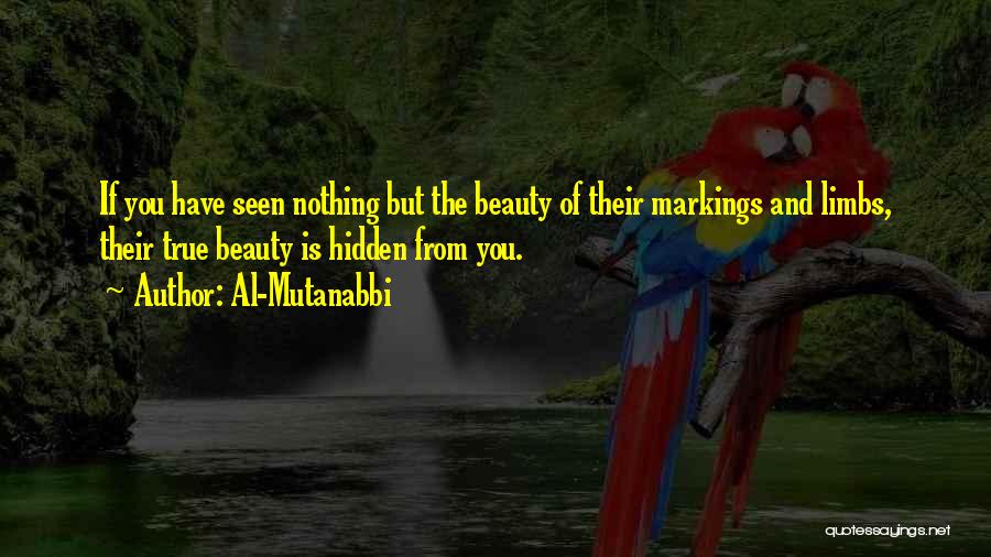 Markings Quotes By Al-Mutanabbi