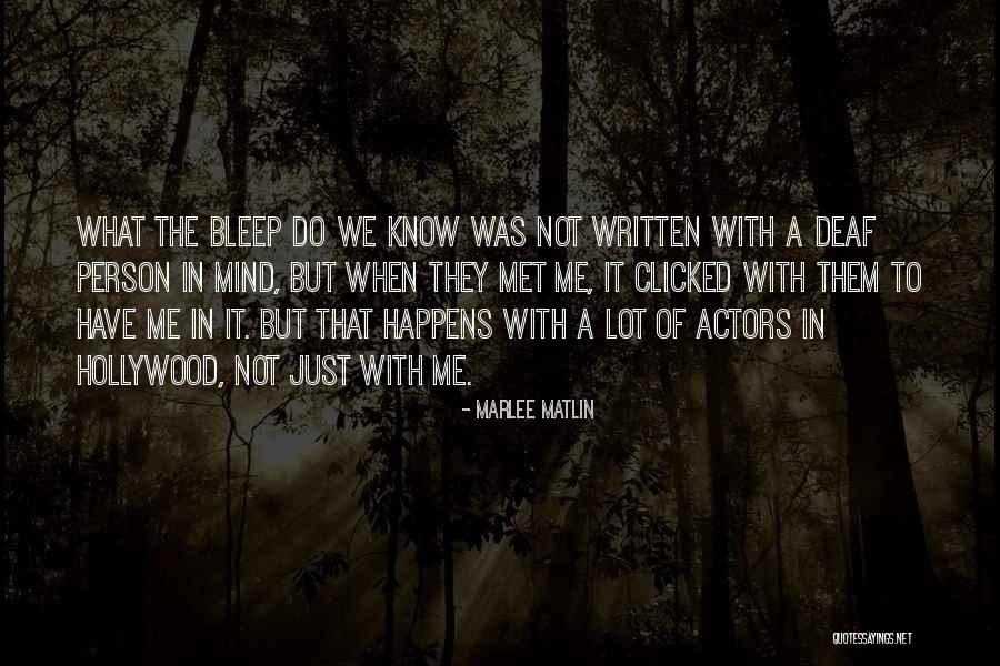 Marlee Matlin Quotes 809009 Marlee Matlin Quotes 809009