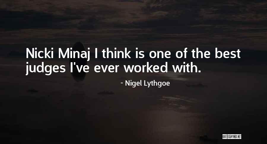 Marlisa Wells Quotes By Nigel Lythgoe Marlisa Wells Quotes By Nigel Lythgoe