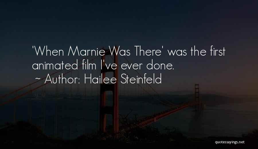 Marnie Quotes By Hailee Steinfeld