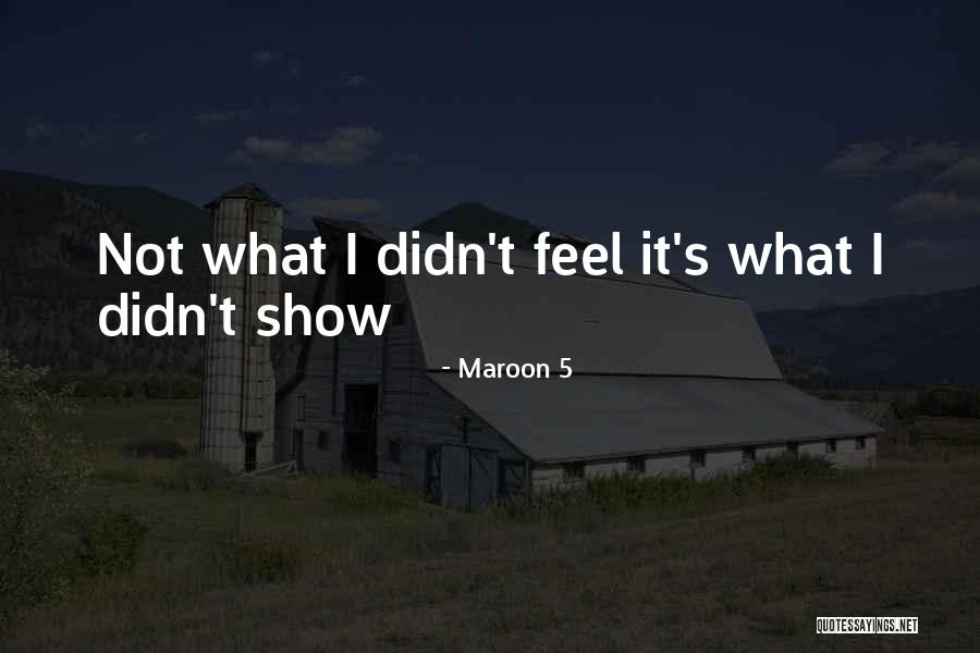 Maroon 5 Quotes 1517458