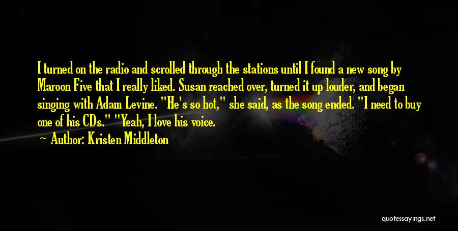 Maroon Quotes By Kristen Middleton