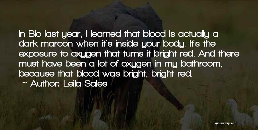 Maroon Quotes By Leila Sales