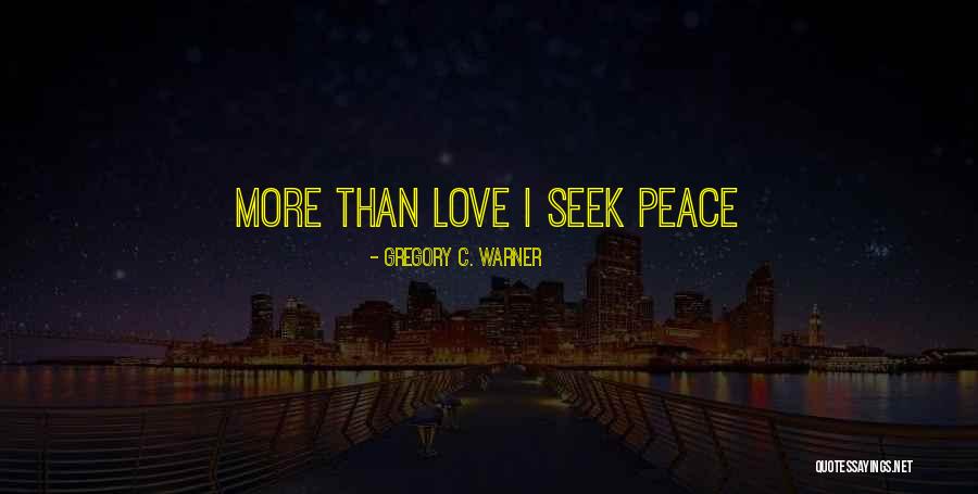 Marrentm Quotes By Gregory C. Warner