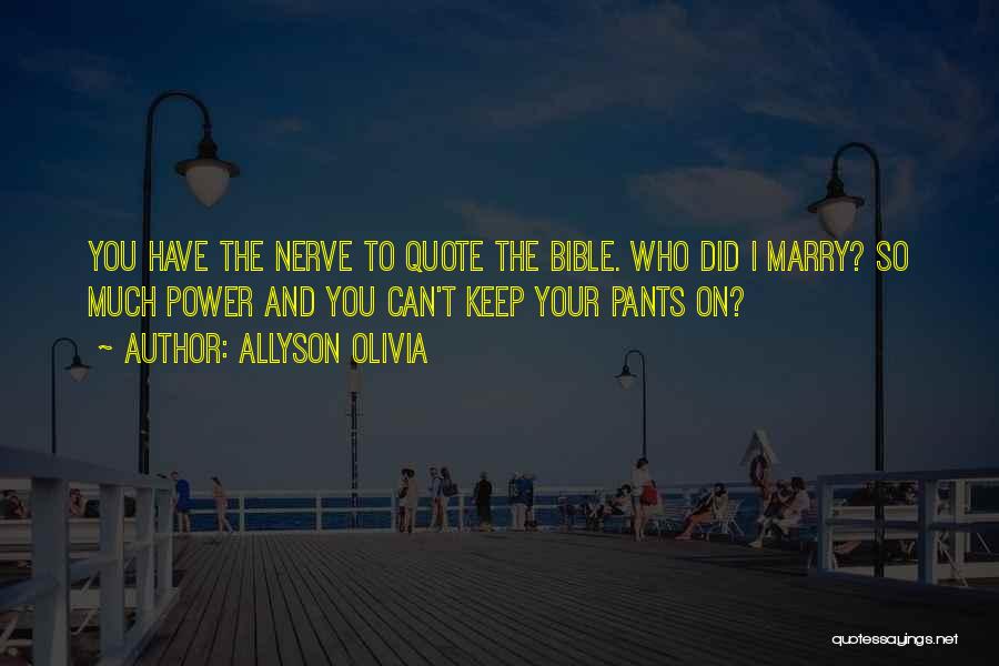 Marriage And Bible Quotes By Allyson Olivia