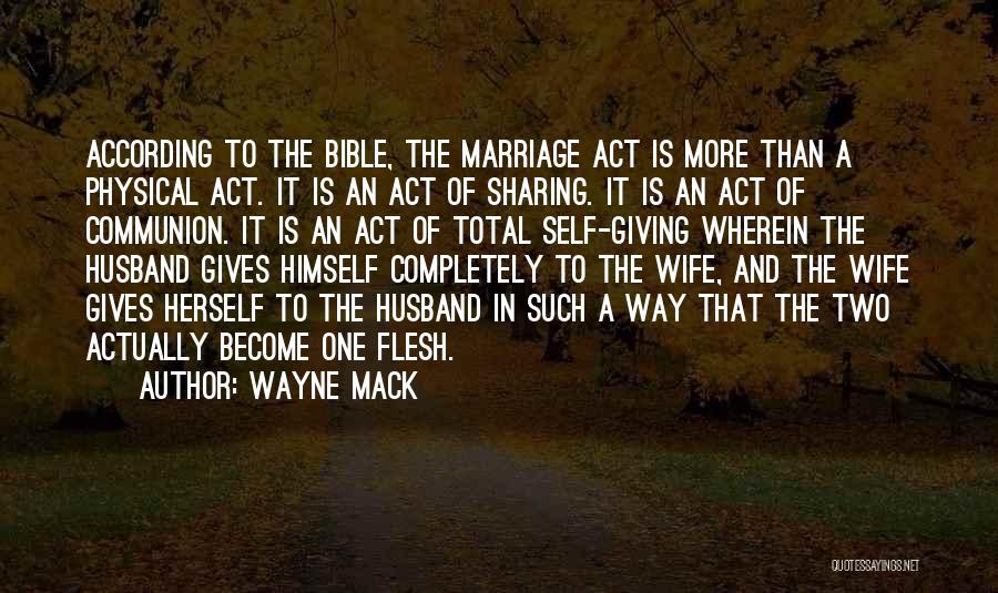 Marriage And Bible Quotes By Wayne Mack