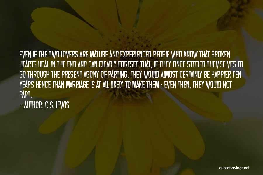 Marriage And Divorce Quotes By C.S. Lewis