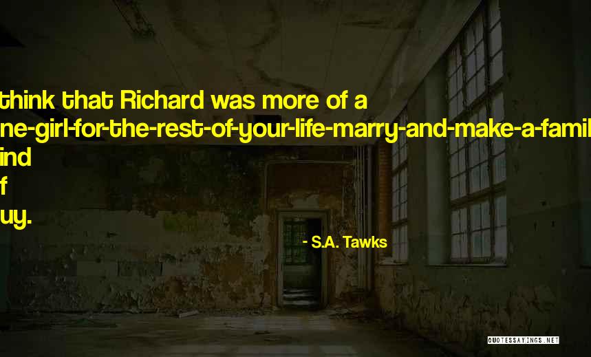 Marriage And Family Life Quotes By S.A. Tawks