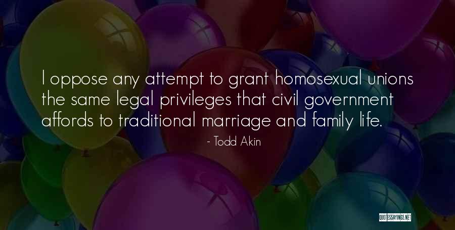 Marriage And Family Life Quotes By Todd Akin