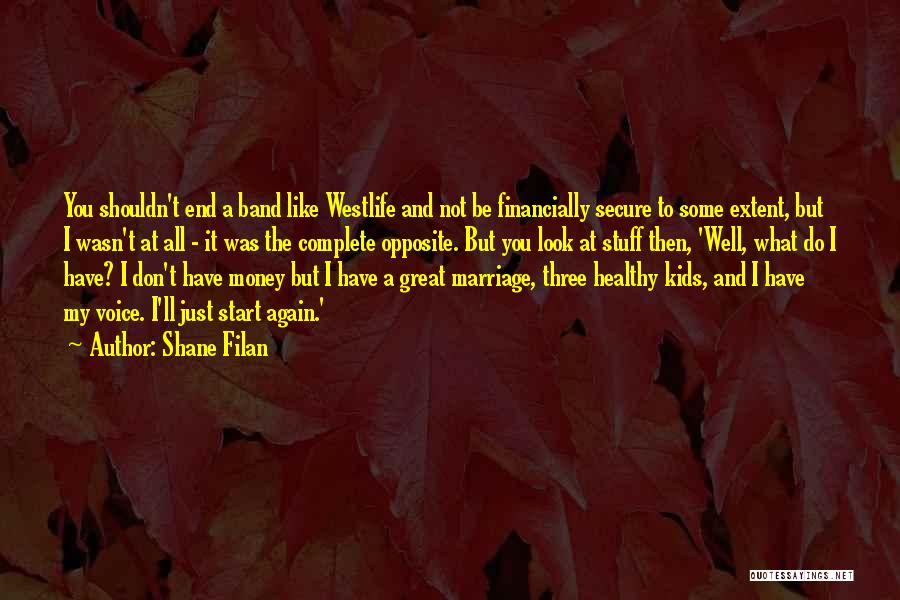 Marriage And Money Quotes By Shane Filan