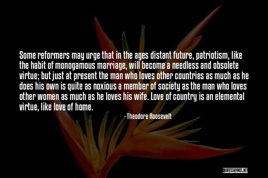 Marriage And The Future Quotes By Theodore Roosevelt