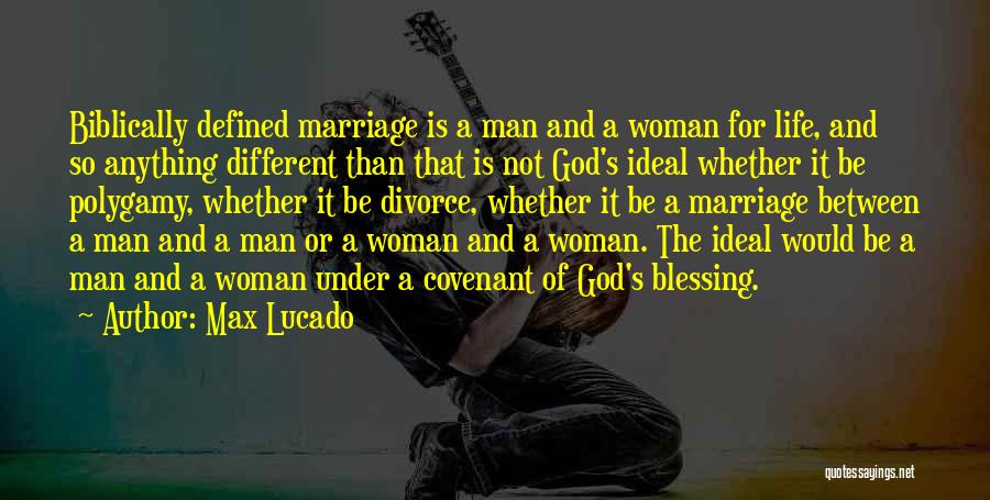 Marriage Covenant Quotes By Max Lucado