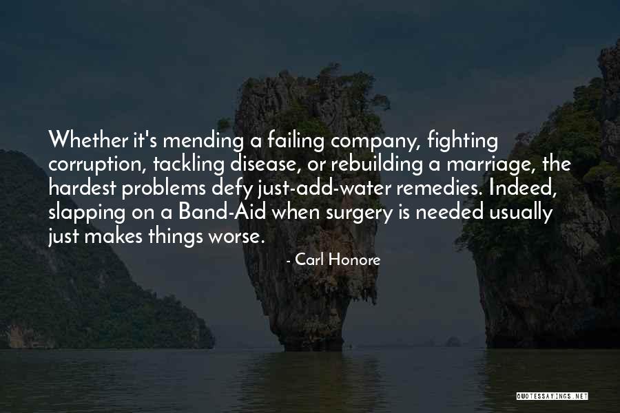 Marriage Fighting Quotes By Carl Honore