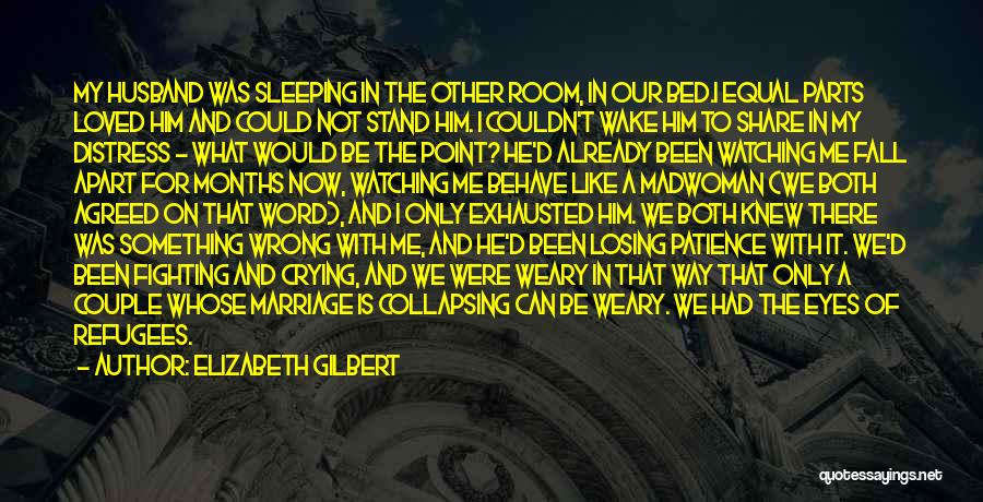 Marriage Fighting Quotes By Elizabeth Gilbert