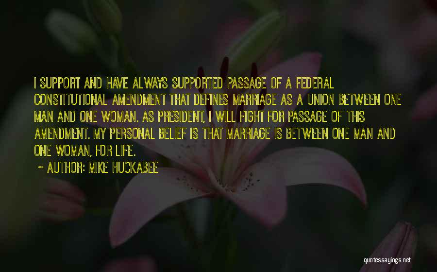 Marriage Fighting Quotes By Mike Huckabee