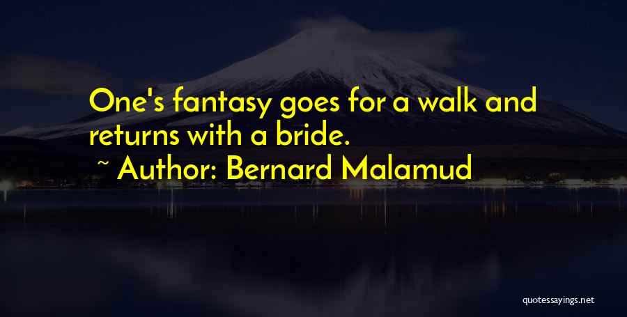 Marriage Funny Quotes By Bernard Malamud