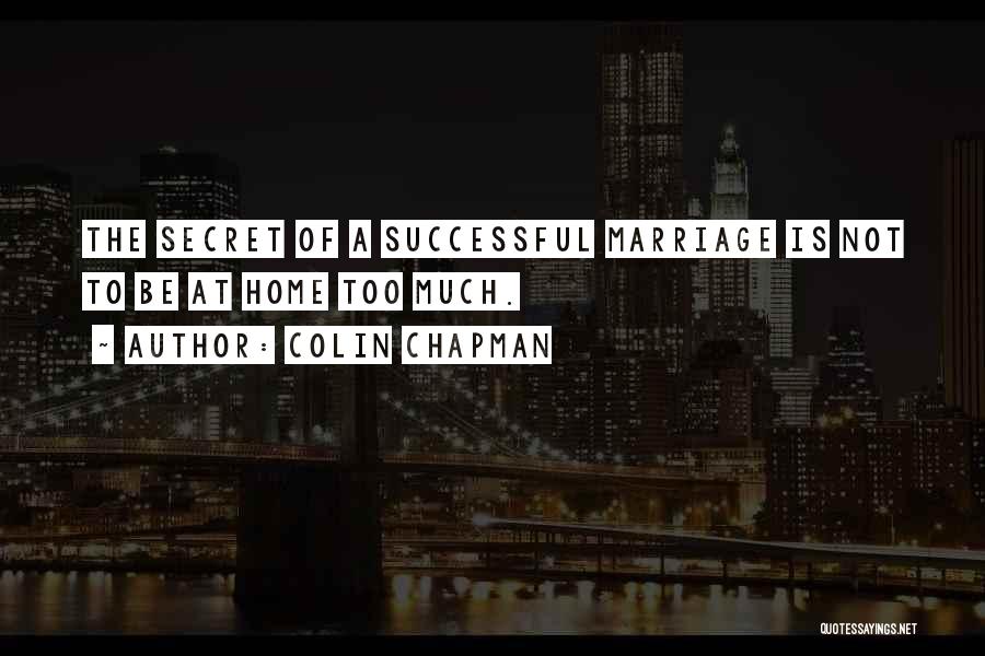 Marriage Funny Quotes By Colin Chapman