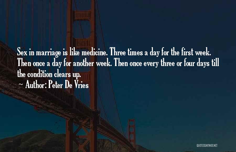 Marriage Funny Quotes By Peter De Vries