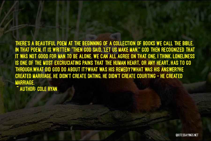 Marriage In The Bible Quotes By Cole Ryan