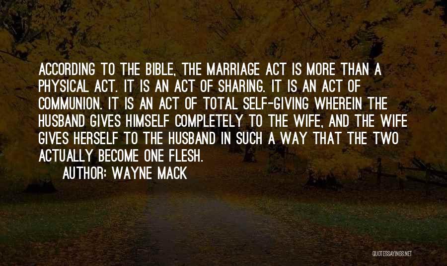 Marriage In The Bible Quotes By Wayne Mack