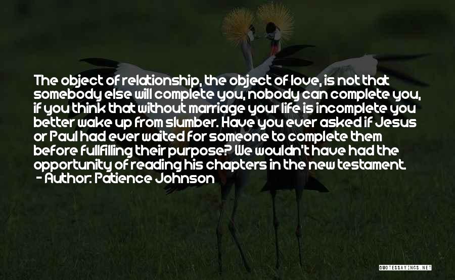 Marriage In The New Testament Quotes By Patience Johnson