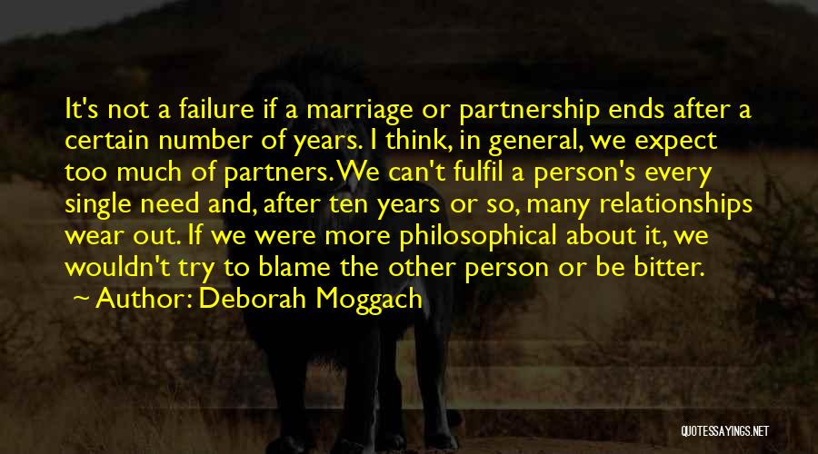 Marriage Partnership Quotes By Deborah Moggach