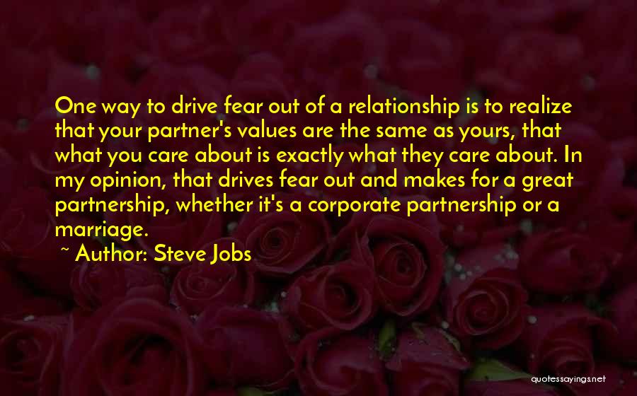 Marriage Partnership Quotes By Steve Jobs