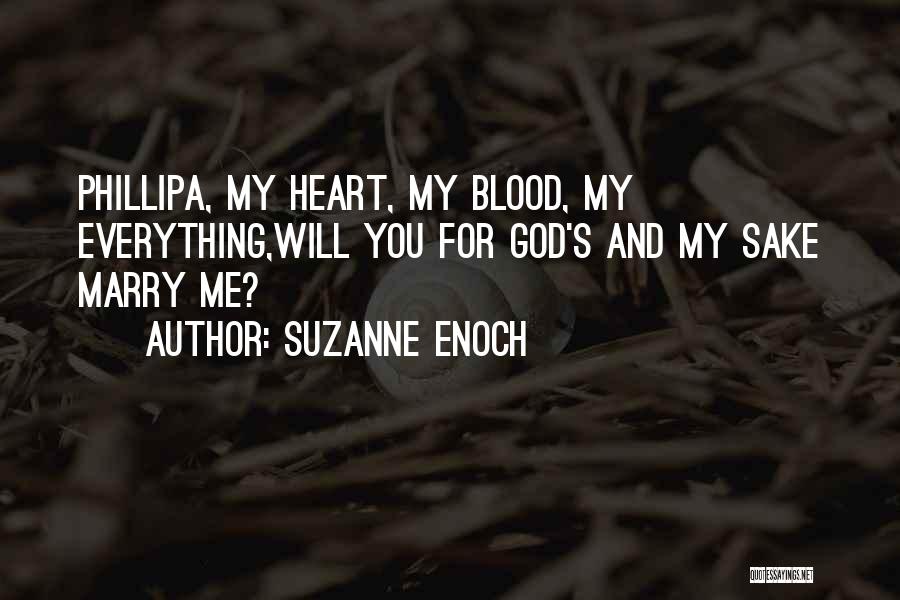 Marriage Propose Quotes By Suzanne Enoch
