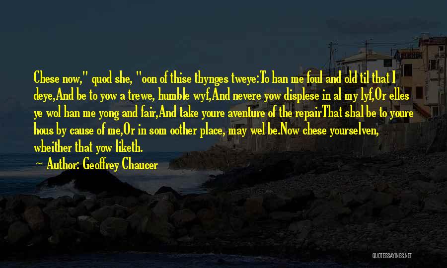 Marriage Repair Quotes By Geoffrey Chaucer