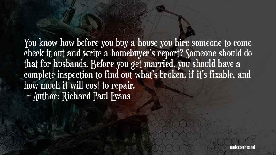 Marriage Repair Quotes By Richard Paul Evans