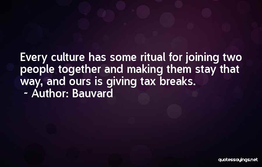 Marriage Ritual Quotes By Bauvard