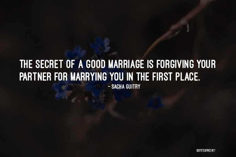 Marriage Secret Quotes By Sacha Guitry Marriage Secret Quotes By Sacha Guitry