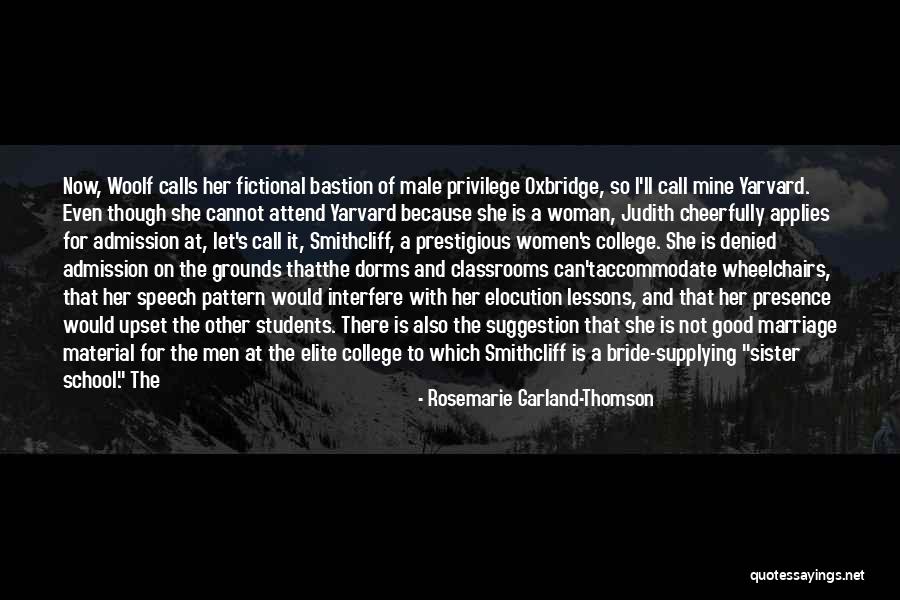 Marriage Sister Quotes By Rosemarie Garland-Thomson Marriage Sister Quotes By Rosemarie Garland-Thomson