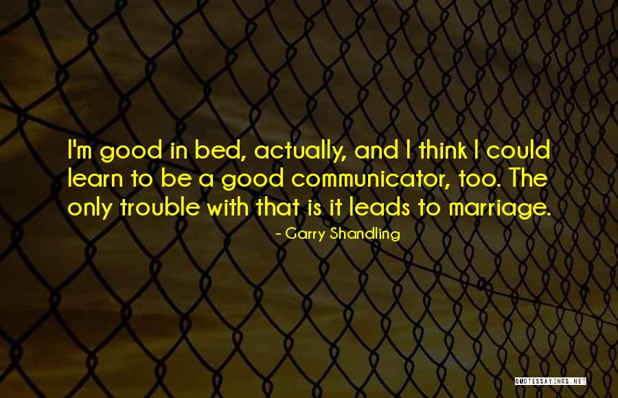 Marriage Trouble Quotes By Garry Shandling