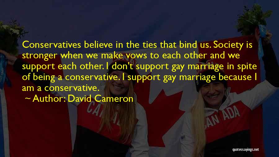 Marriage Vows Quotes By David Cameron