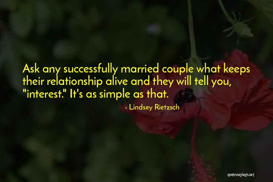 Married Couple Quotes By Lindsey Rietzsch Married Couple Quotes By Lindsey Rietzsch